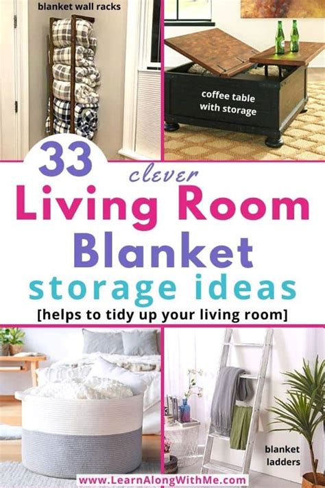 33 Clever Living Room Blanket Storage Ideas [for 2023] Learn Along With Me