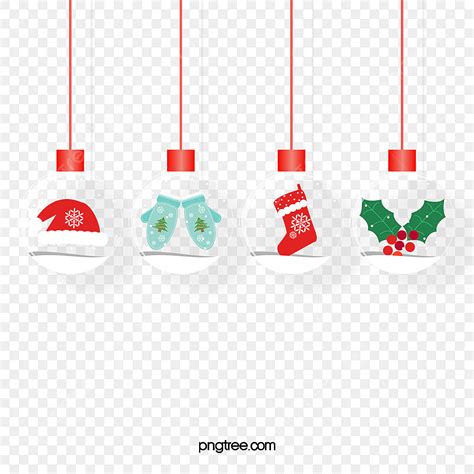 Christmas Decoration Elements Vector Png Images Glass Bottle Christmas