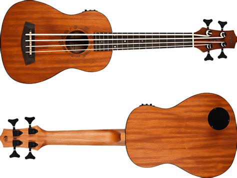 Flight Dubs Electro Acoustic Bass Ukulele Flight Ukuleles