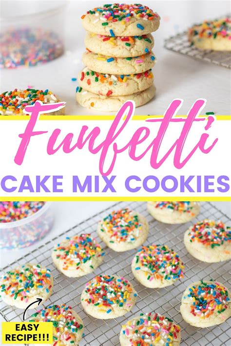 Funfetti Cake Mix Cookies Birthday Cake Cookies Artofit