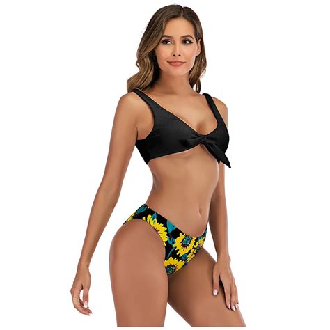 Feminino Conjunto De Duas Pe As Biqu Ni Bandagem Bandagem Conjunto De