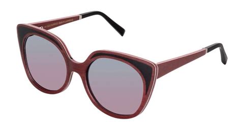 Buy Gold And Wood Sunglasses Luisa Frames Blink Optical