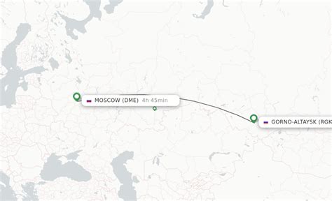 Direct Non Stop Flights From Gorno Altaysk To Moscow Schedules