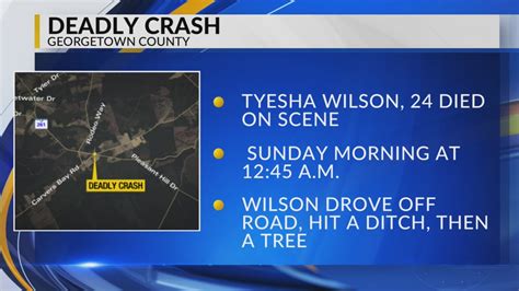 Coroner Identifies Woman Killed In Georgetown County Crash Wbtw