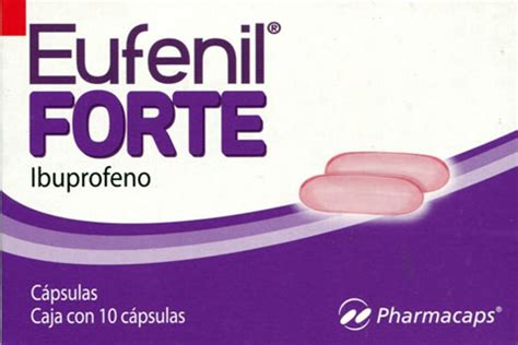 Medically Eufenil Forte C 10 Caps 400 Mg Farmacia A Domicilio