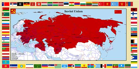 Soviet Union World Map