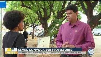 Bom Dia Piauí Semec convoca 500 professores para suprir necessidade