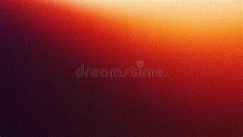 Red Orange Yellow Dark Grainy Gradient Background, Blurred Colors with ...