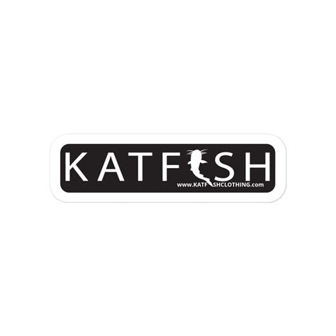 Katfish Classic Black Decal 1 X 45 Katfish Clothing