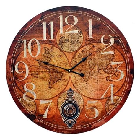 Wall Map Clock Hayley Drumwright