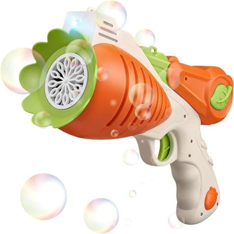 Pistolet À Bulles Pour Enfants Machine À Bulles Avec 12 Trous