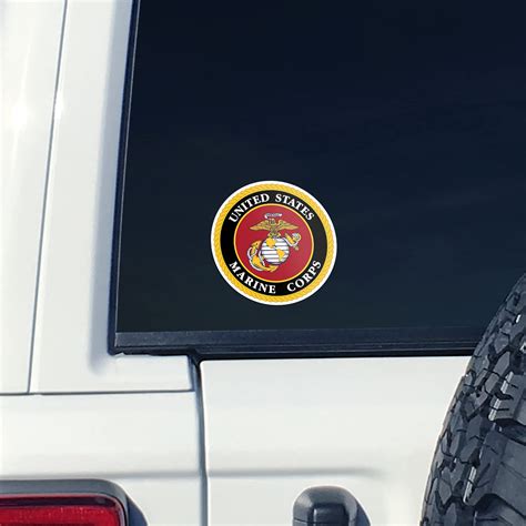 Marine Corps Car Decal Large 5 5 Usmc Vinyl Decal For Car Window