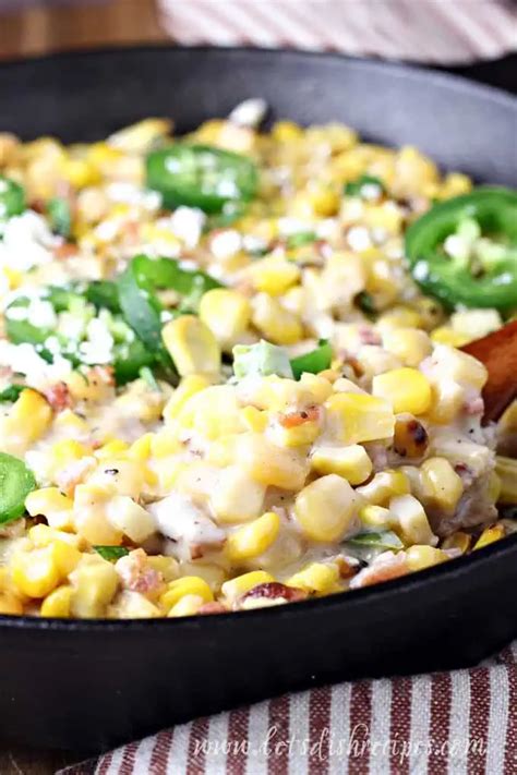 Jalapeno Bacon Creamed Corn Lets Dish Recipes