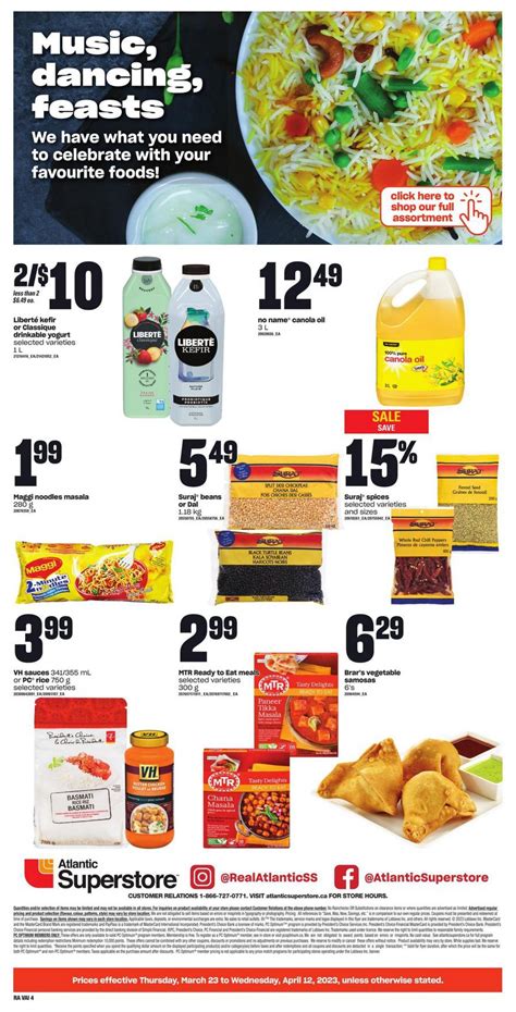 Atlantic Superstore Happy Vaisakhi Flyer March 23 To April 12