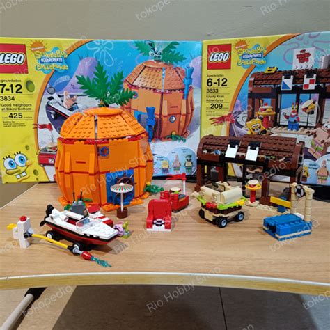 Jual Lego Spongebob 3833 3834 Krusty Krab Bikini Bottom Sponge Bob Kota Depok Rio Hobby Shop