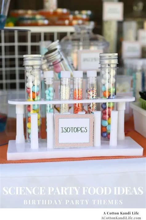 Science Party Themed Dessert Table P2 A Cotton Kandi Life Science