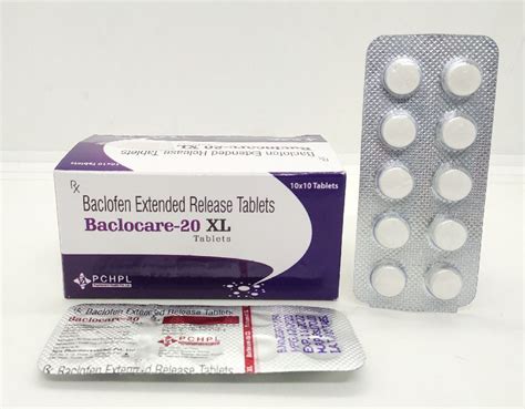 Baclofen Extended Release 20mg Tablets Size 10 10 At Rs 1700 In