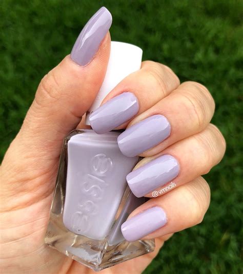 Essie Gel Couture Style In Excess Grayish Purple Nails Lavender