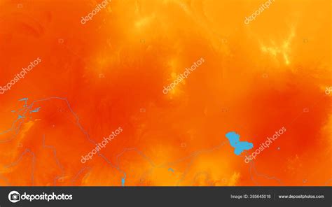 Niger Area Annual Temperature Map Stereographic Projection Raw ...