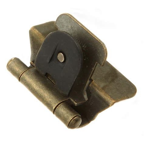 Hickory Hardware 170 Degree 14 In Overlay Concealed Semi Concealed Self Closing Antique Brass