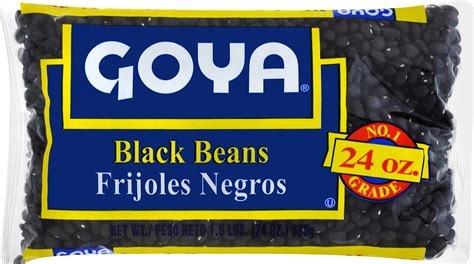 Goya Black Beans 24oz Bag Premium Dry Beans For Delicious Meals