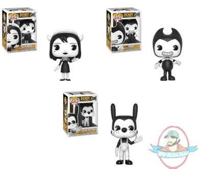 Pop! Games Bendy and the Ink Machine Series 1 Set of 3 Figures Funko ...