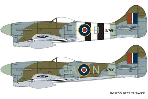 Airfix Classic Kit Letadlo A02109 Hawker Tempest Mk V 1 72