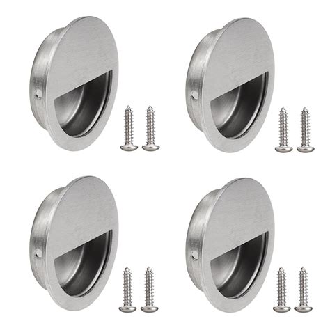 Buy ZXShow 4 Pieces Recessed Sliding Door Handles 50mm 2 Inch Diameter