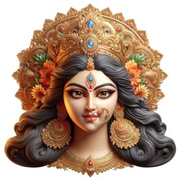 Hindu Goddess Durga Devi Face Clipart Hindu Godess Durga Devi Face