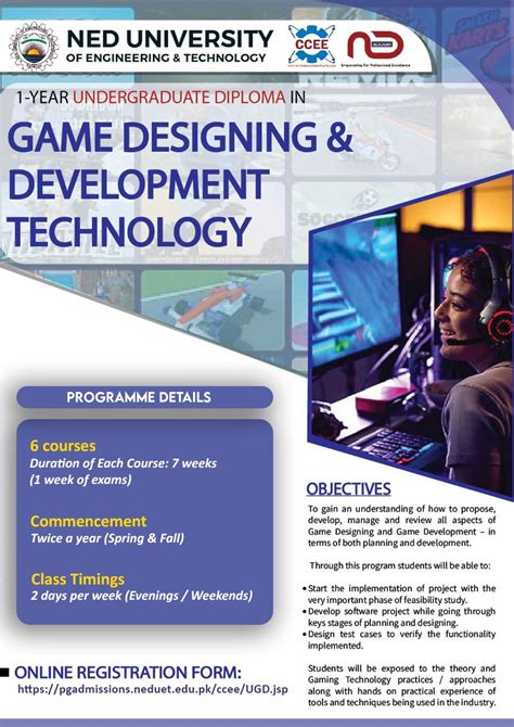 Ugd In Game Designing And Development Technology Ned Academy Ccee