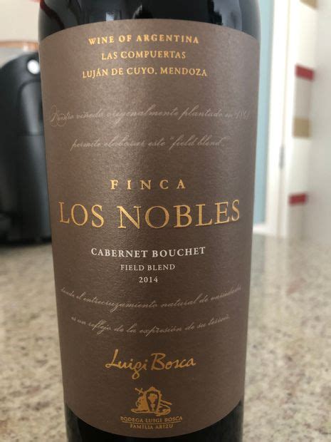 2014 Luigi Bosca Cabernet Bouchet Field Blend Finca Los Nobles Las