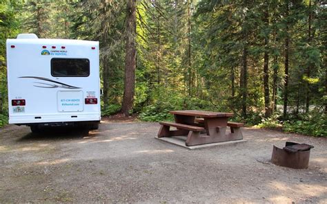 Clearwater Lake Campground Wells Gray Provincial Park Clearwater