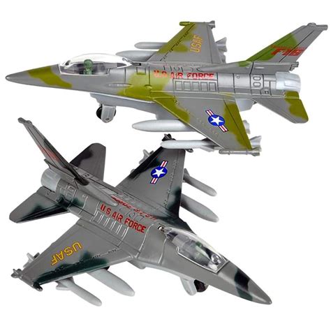 Buy Artcreativity Diecast F 16 Fighting Falcon Jets With Pullback