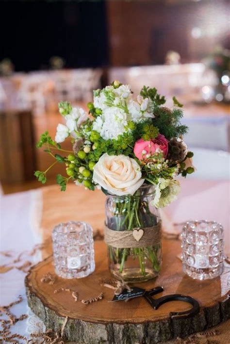 Country Rustic Wedding Centerpiece Ideas Page Hi Miss Puff