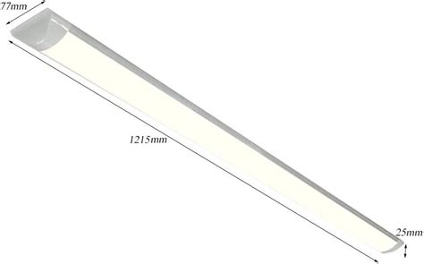 B2302 4ft 36w Led Batten Tube Light Wall Or Ceiling Surface Mounted