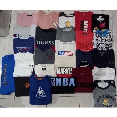 Jual Paket Usaha Crewneck Thrift Brand Shopee Indonesia