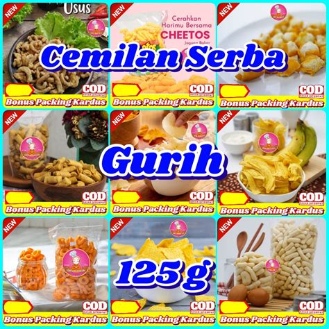 Jual Serba Gurih Gr Aneka Makanan Ringan Raos Rasa Jajanan Jadul