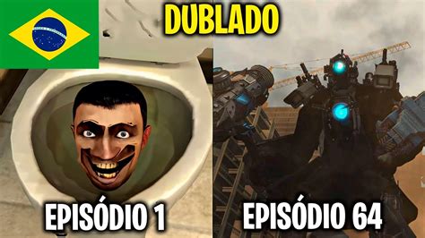 SKIBIDI TOILET 1 64 DUBLADO DaFuqBoom TODOS OS EPISÓDIOS YouTube