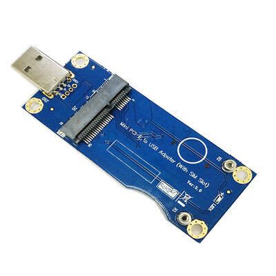 Mini PCI E To USB Adapter With SIM Card Slot For WWAN LTE Module EBay