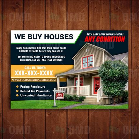 We Buy Houses Flyer Free Template