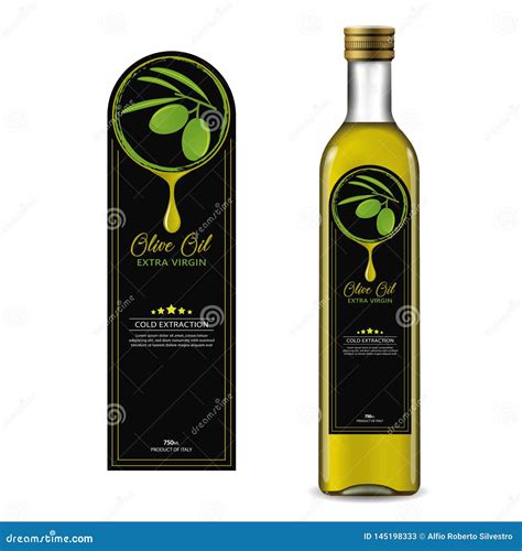 Olive Oil Label Vector Illustration 19155340
