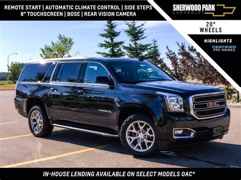 Certified Pre Owned 2017 Gmc Yukon Xl Sle 8 Passenger Sport Utility In