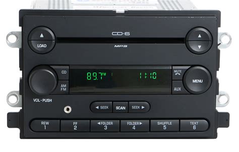 2005 Ford F 150 Truck Radio AM FM 6 Disc Player W Auxiliary Input 5L3T