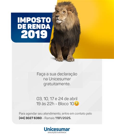 IMPOSTO DE RENDA 2019 UniCesumar