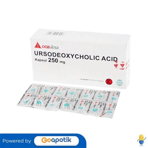 Jual URSODEOXYCHOLIC ACID OGB DEXA MEDICA 250 MG BOX 30 KAPSUL Shopee