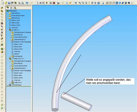 Stab Welle Etc Anpassen DS SolidWorks SolidWorks Foren Auf CAD De