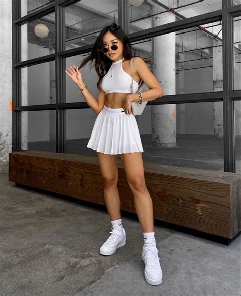 White Skirt Outfit 2021 - outfitsclue.com