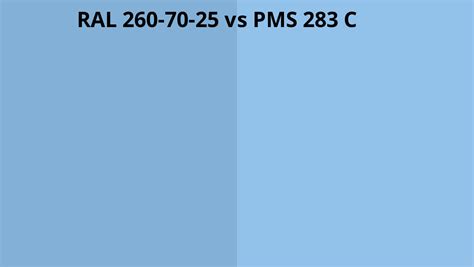 Ral Vs Pms C Ral Colour Chart Uk