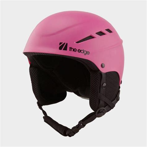 The Edge Yukio Jnr Kids Snow Helmet Pink Pink Ski Helmets Uk