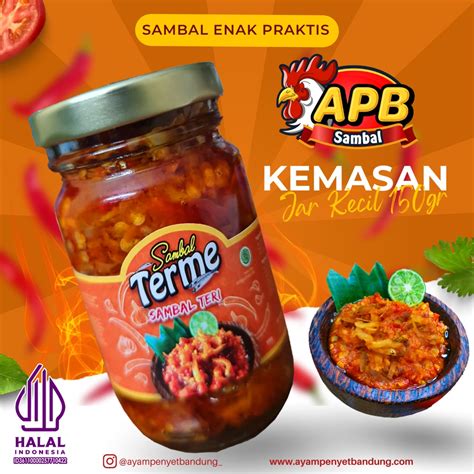 Jual Sambal Teri Medan Cap APB Sambal Spesial Khas Indonesia Sambal